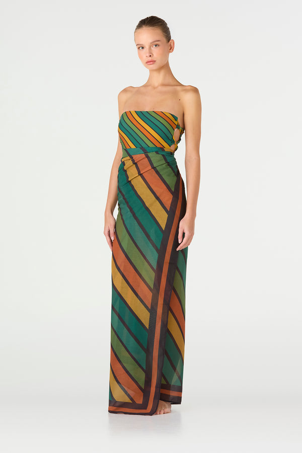 Retro Twist Sarong
